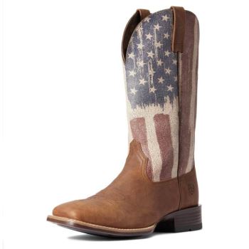 Ariat Patriot Ultra Western Boot Sorrel Crunch | 69SBs8jk