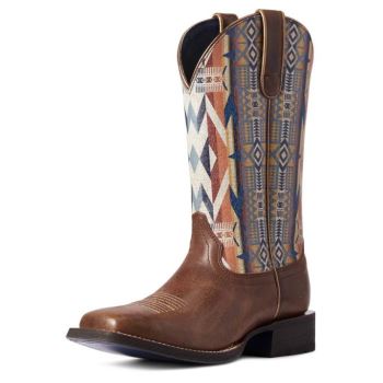 Ariat Pendleton Circuit Savanna Western Boot Tmavo Hnede | zHGk6Sbx