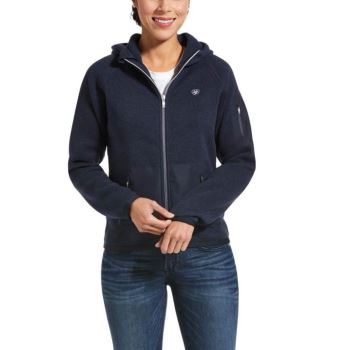 Ariat Polartec Flou Full Zip Hoodie Námornícka Modrá | 6oQFCwuJ