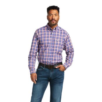 Ariat Pro Series Aaron Klasické Fit Shirt Hnede | P8Ul6UxU