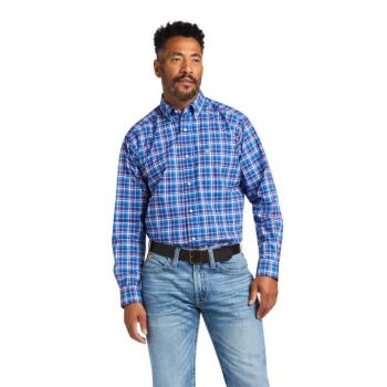 Ariat Pro Series Andrew Stretch Klasické Fit Shirt Modre | 7P7vDjBr