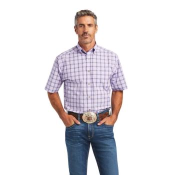 Ariat Pro Series Bruce Klasické Fit Shirt Lavendel | cV2TmZdZ