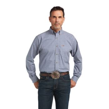 Ariat Pro Series Kayson Stretch Klasické Fit Shirt Skyfall | w8xwourn