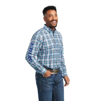 Ariat Pro Series Team Patten Klasické Fit Shirt Riviera | RciFgP2o