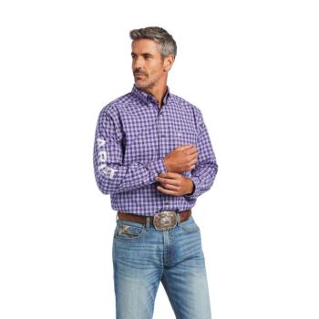 Ariat Pro Series Team Slane Klasické Fit Shirt Nachový | Pi5lLCaS
