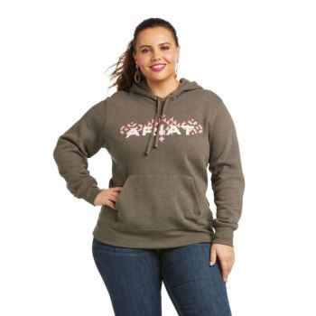 Ariat REAL Arm Logo Hoodie Banyan Bark | cTwsald8