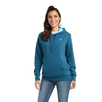 Ariat REAL Arm Logo Hoodie Eurasian | T7m1iqDM