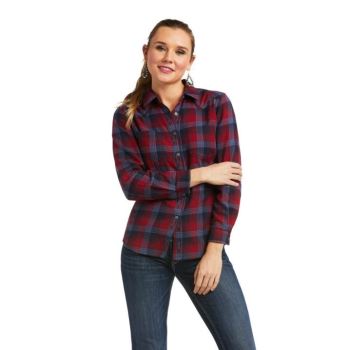 Ariat REAL Billie Jean Shirt Fireside Plaid | prs53SJM