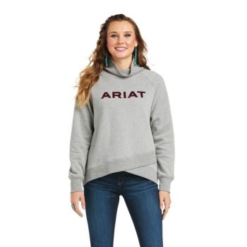 Ariat REAL Crossover Sweatshirt Siva | jWqklDps