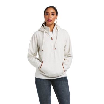 Ariat REAL Elevated Hoodie Biele | p6sQYXvk