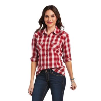 Ariat REAL Ruby Shirt Ruby Plaid | sA9ZswCf