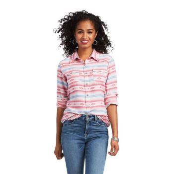 Ariat REAL Watercolor Serape Shirt Watercolor Serape Jacquard | g2v4BCl5