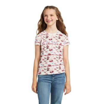 Ariat REAL Yuma Print Grafika Tee Yuma Landscape Print | 18BtA8xM