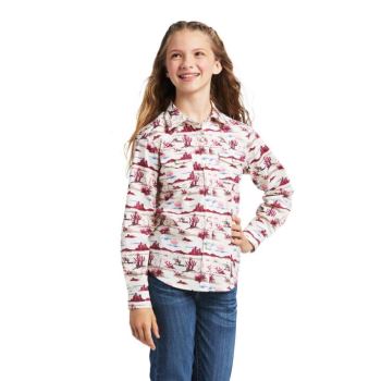 Ariat REAL Yuma Shirt Yuma Landscape Print | i20ULwX1