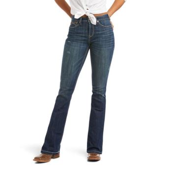 Ariat R.E.A.L. High Rise Katrina Boot Cut Jean Pacific | aVtyomeh