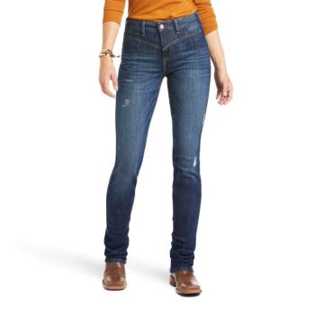 Ariat R.E.A.L. High Rise Lucy Straight Jean Pacific | 9YKjPCgj