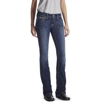 Ariat R.E.A.L. Low Rise Stretch Rosy Whipstitch Boot Cut Jean Lakeshore | 9Au6Ifsr