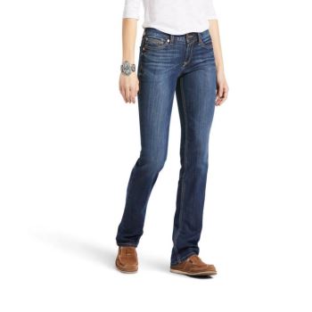 Ariat R.E.A.L. Perfect Rise Analise Stackable Straight Leg Jean Burbank | EAk5B6CE