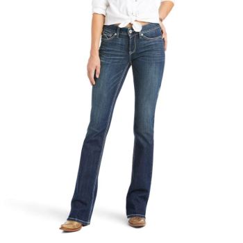 Ariat R.E.A.L. Perfect Rise Cristina Boot Cut Jean Pacific | lCZVsuZ7