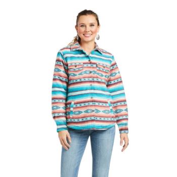 Ariat R.E.A.L. Shacket Shirt Jacket Marsala Serape | Qbpo1Ynw