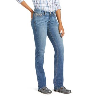 Ariat R.E.A.L. Stredne Rise Arrow Fit Elissa Stackable Straight Leg Jean Eleanor | F8IkOJ6U