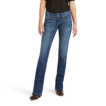 Ariat R.E.A.L. Stredne Rise Arrow Fit Marley Boot Cut Jean Modre | hSrL9YjF