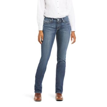 Ariat R.E.A.L. Stredne Rise Arrow Gianna Straight Jean Stryker | fitIMudk