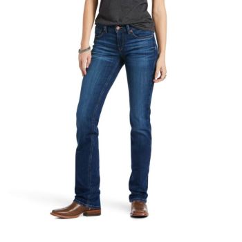 Ariat R.E.A.L. Stredne Rise Candace Straight Jean Portland | JzMBkJRp