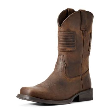 Ariat Rambler Patriot Western Boot Hnede | oaqIjKYA