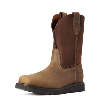 Ariat Rambler Wedge Steel Spicou Pracovná Boot Earth | qtmwbvLY