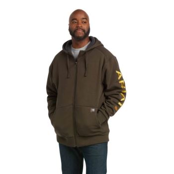 Ariat Rebar All-Weather Full Zip Hoodie Wren | ryEzTxKT