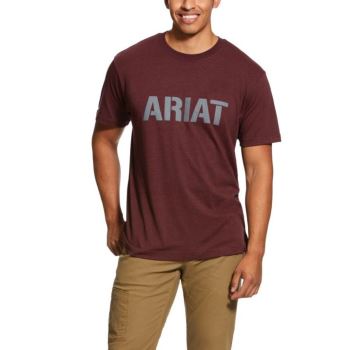 Ariat Rebar Bavlnene Strong Block Bordove | nl4fiYlj
