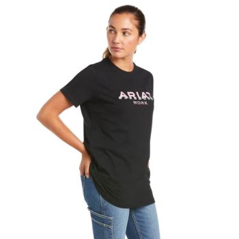 Ariat Rebar Bavlnene Strong Logo T-Shirt Námornícka Modrá | QfbvI8jc