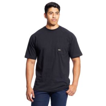 Ariat Rebar Bavlnene Strong T-Shirt Čierne | vtcI3AK8