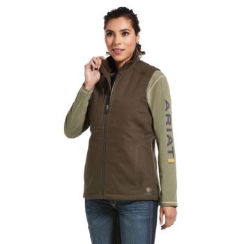 Ariat Rebar DuraCanvas Insulated Vest Wren | ME08Ngwv