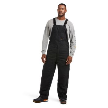 Ariat Rebar DuraCanvas Stretch Insulated Bib Čierne | BydUKI8K
