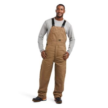 Ariat Rebar DuraCanvas Stretch Insulated Bib Hnedožltý | hWdLT6JD