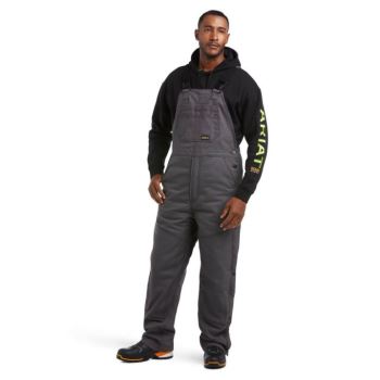 Ariat Rebar DuraCanvas Stretch Insulated Bib Siva | wKS1juoS