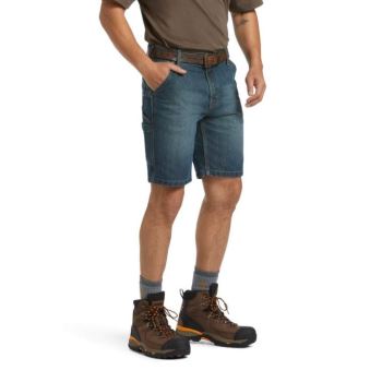 Ariat Rebar DuraStretch Denim Utility Kratke Phantom | pQ2if0bu