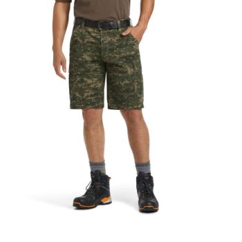 Ariat Rebar DuraStretch Made Tough Cargo Kratke Tmavo Maskacove | 3Azr9eqz