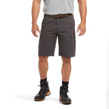 Ariat Rebar DuraStretch Made Tough Cargo Kratke Siva | kd4xHY1G