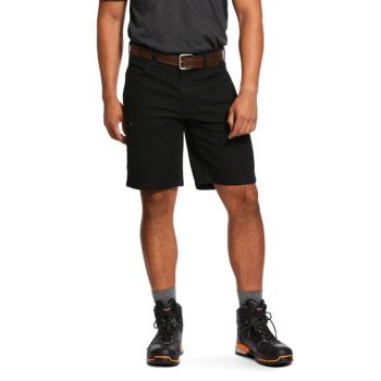 Ariat Rebar DuraStretch Made Tough Kratke Čierne | FuztQ9cU