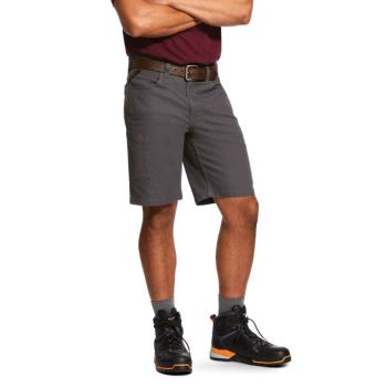 Ariat Rebar DuraStretch Made Tough Kratke Siva | iOS64jrE