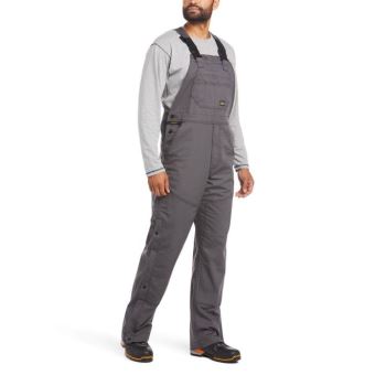 Ariat Rebar Duracanvas Unlined Bib Siva | HKmiqfRw