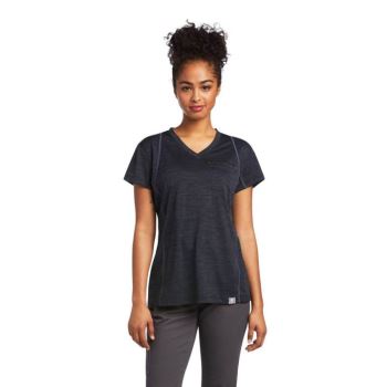Ariat Rebar Evolution T-Shirt Čierne | tISl2PdP