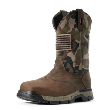 Ariat Rebar Flex Patriot Nepremokave Composite Spicou Pracovná Boot Tmavo Hnede | 8dHlm9JU