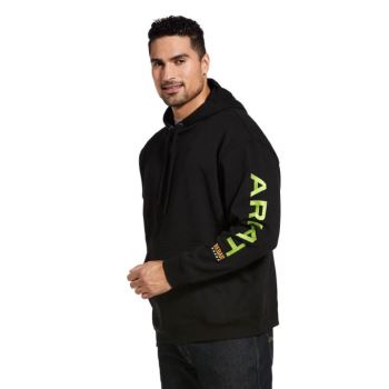 Ariat Rebar Grafika Hoodie Svetlo Zelene Čierne | mKxYnfLt