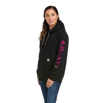 Ariat Rebar Grafika Hoodie Čierne Nachový | wb3DPIcr