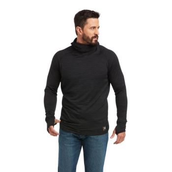 Ariat Rebar Gridwork Balaclava Baselayer Čierne | bd248B2o