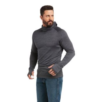 Ariat Rebar Gridwork Balaclava Baselayer Siva | s9HZjqkD
